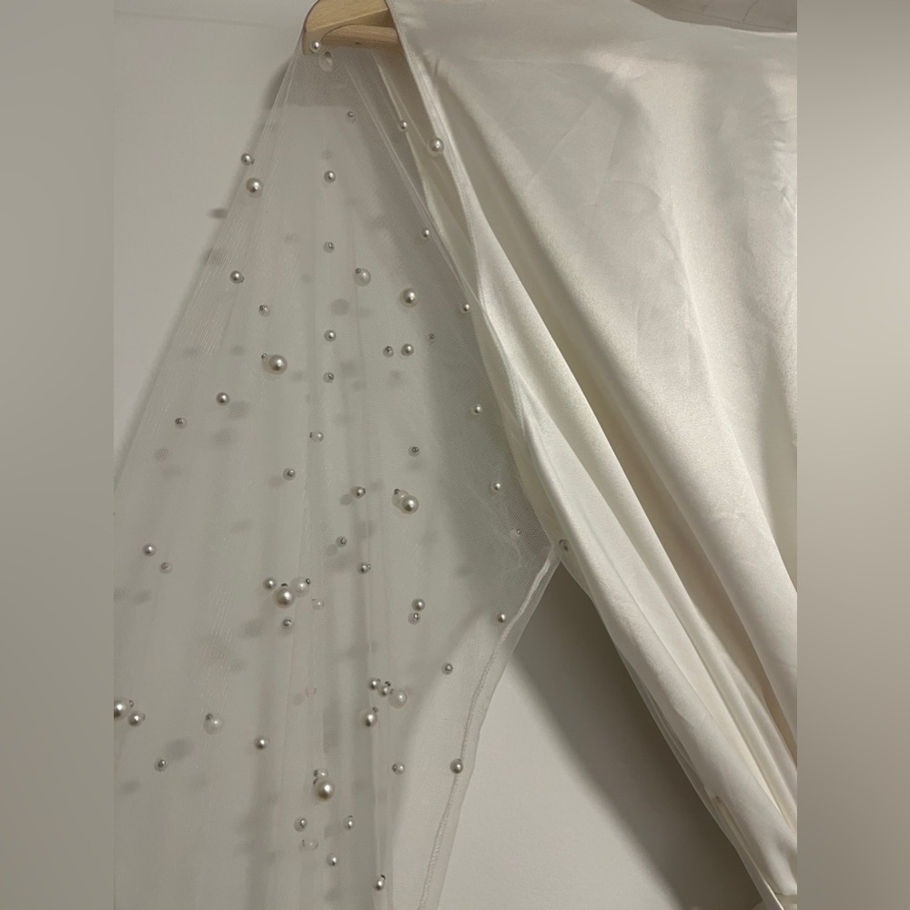 Bridal Robe - Long/White - Picture 5 of 7